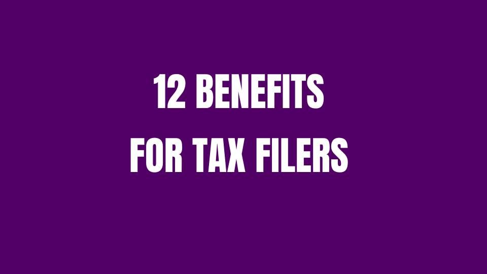 12 benefits for tax filer in pakistan | Income Tax Calculator
